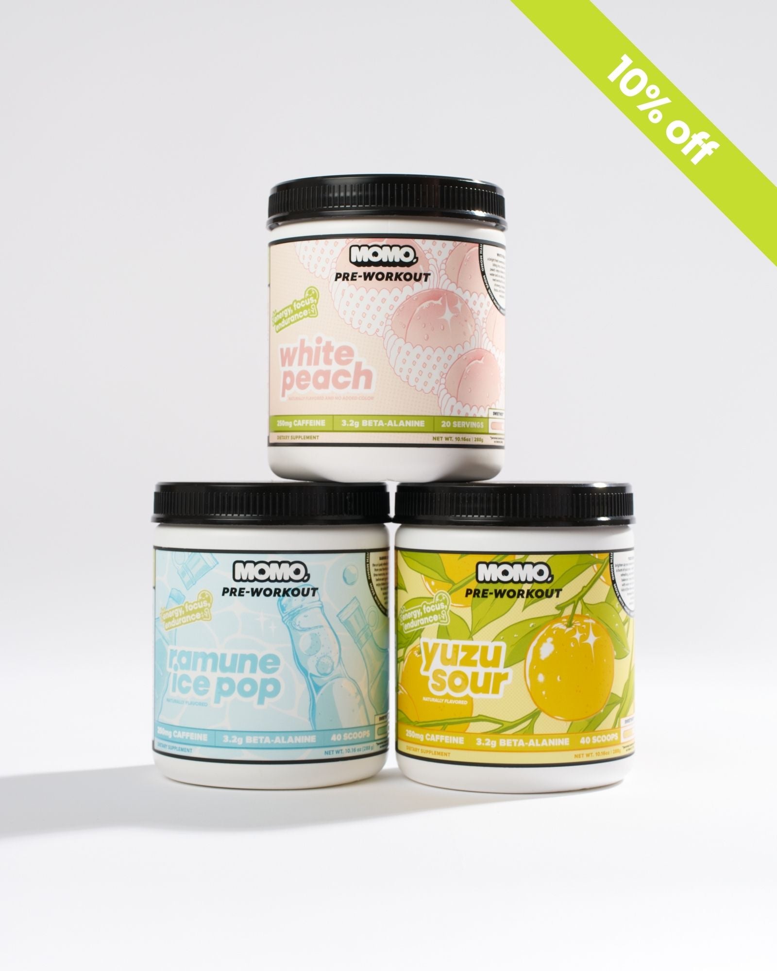 3 pre-workouts for 10% off