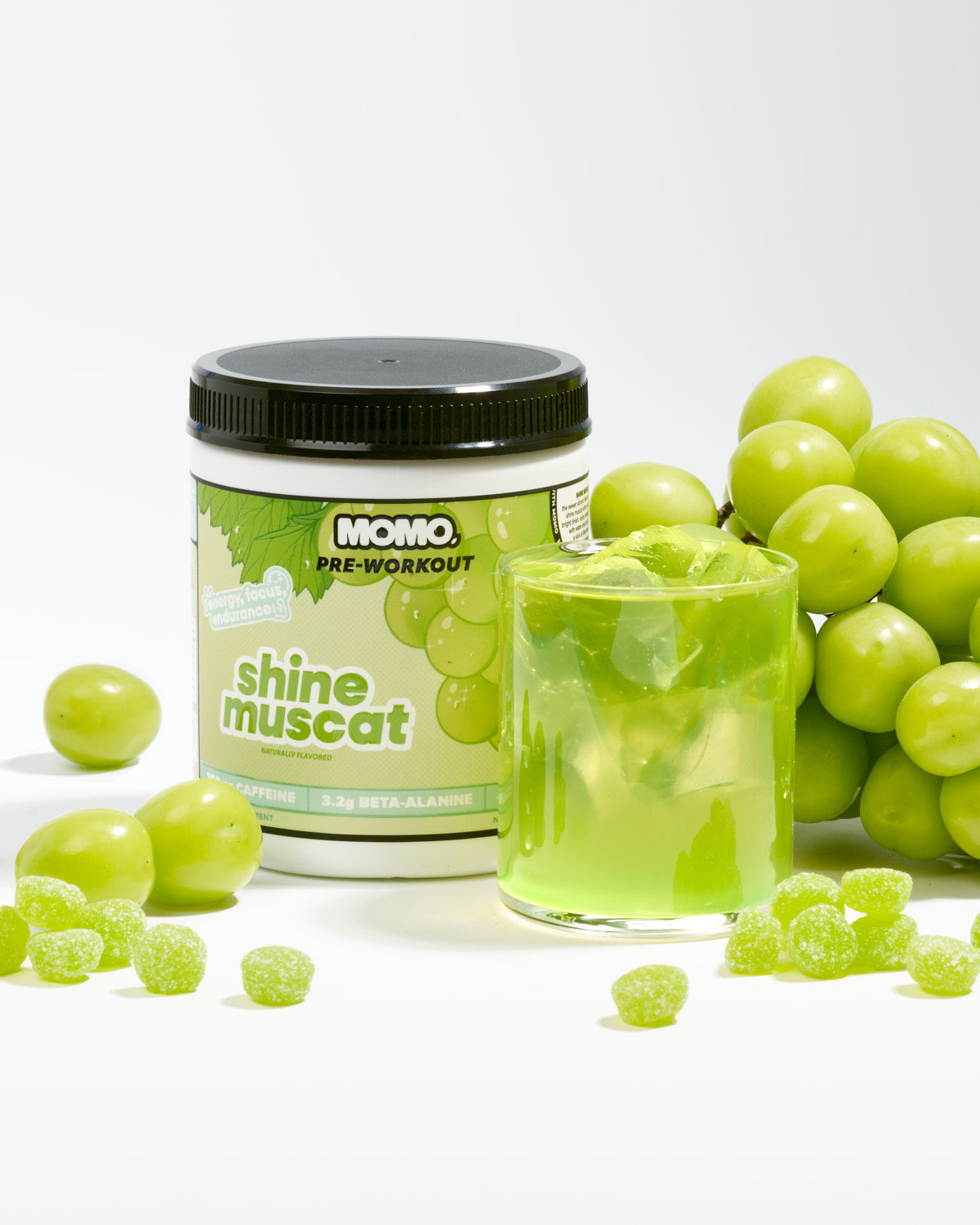 MOMO® pre-workout | Shine Muscat | 40 scoops