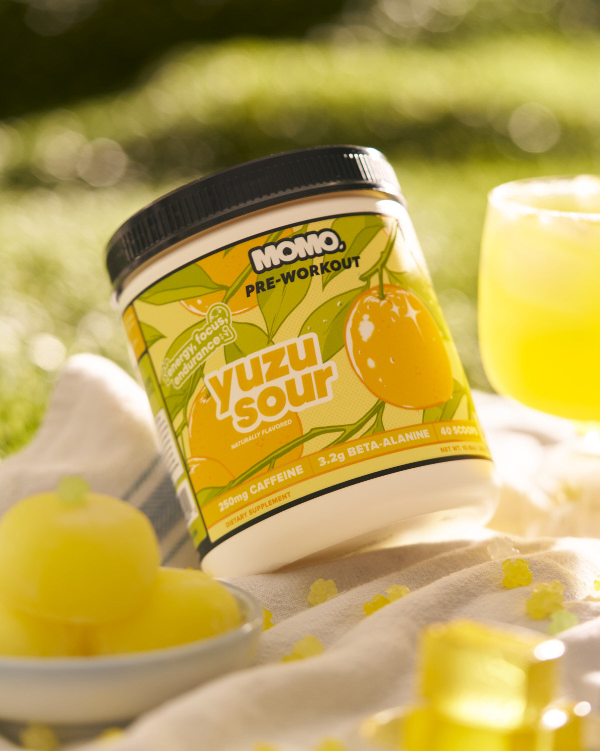 MOMO® Pre-Workout | Yuzu Sour | 40 Scoops